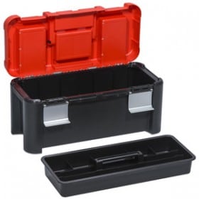 Grande boîte à outils vide poignée aluminium C25 Allit