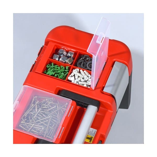 Boîte à outils compact vide avec compartiments dans couvercle ALLIT