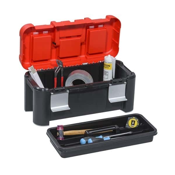 Boîte à outils compact vide avec compartiments dans couvercle ALLIT