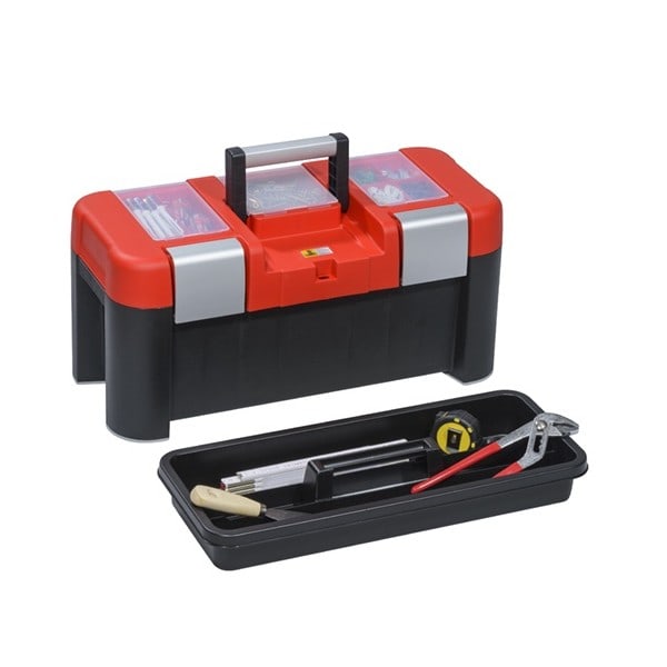 Boîte à outils compact vide avec compartiments dans couvercle ALLIT