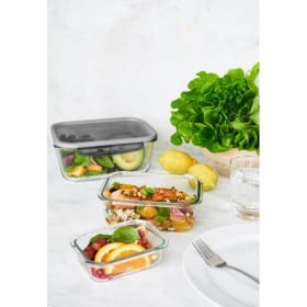 Boite alimentaire rectangulaire en verre 750 ml GASTROMAX