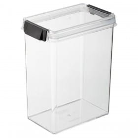 Grande boîte de rangement cuisine empilable 2,6 litres Plast team