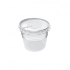 Petite boîte conservation congélation ronde 300 ml Plast team