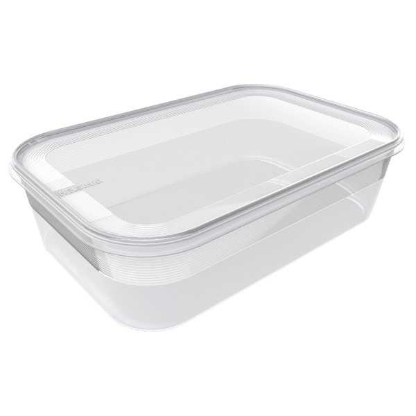 Grande Boîte alimentaire congélation rectangulaire 3 litres Plast team