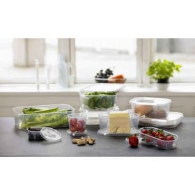 Grande Boîte alimentaire congélation carrée 3 litres Plast team