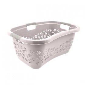 Corbeille à linge ergonomique à poignées souples 50 litres Keeeper