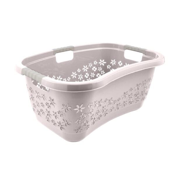 Corbeille à linge ergonomique à poignées souples 50 litres Keeeper