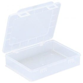Petite Mallette Transparente avec Couvercle intégré