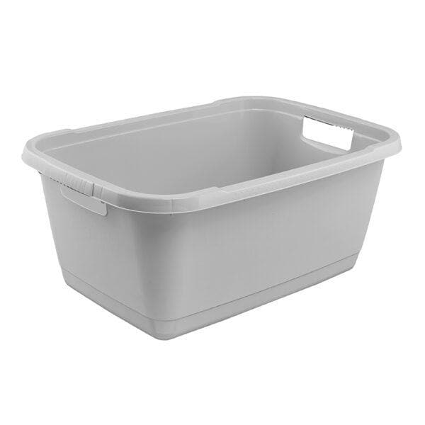 Bassine à linge grise solide et pratique 52 litres