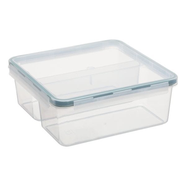 Boite Alimentaire en Plastique Double Compartiments 2 x 1,19 litre Plast team