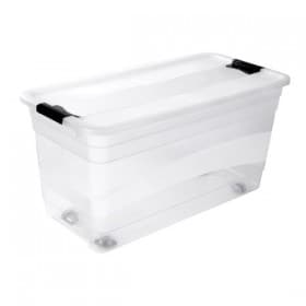 Grande Caisse de rangement avec roulettes 83 litres Keeeper