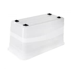 Grande Caisse de rangement avec roulettes 83 litres Keeeper