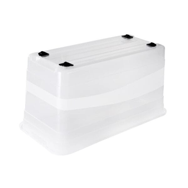 Grande Caisse de rangement avec roulettes 83 litres Keeeper