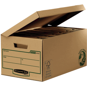 Lot de 10 Boîtes d'Archivage en Carton Recyclé Superposables