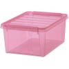 Boite transparente rose