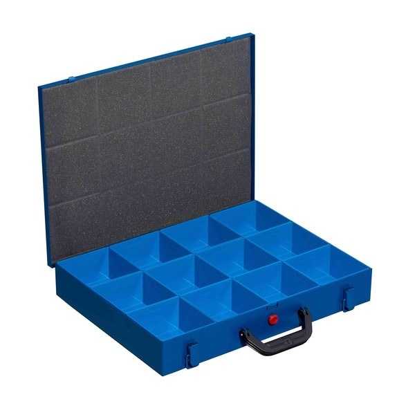 Mallette en métal pour quincaillerie 12 Compartiments M 44H-12 Allit