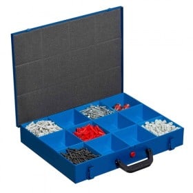 Mallette en métal pour quincaillerie 12 Compartiments M 44H-12 Allit
