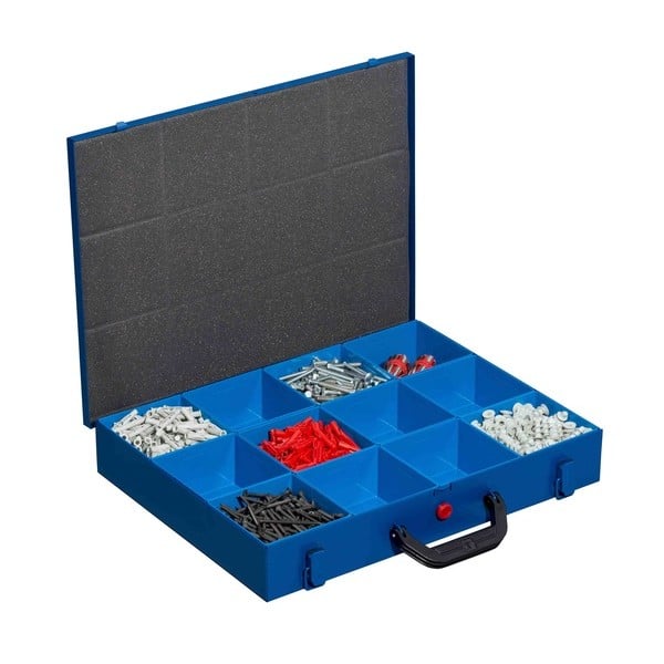 Mallette en métal pour quincaillerie 12 Compartiments M 44H-12 Allit