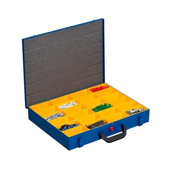 Mallette en métal visserie 24 Compartiments M 44H-24 - Allit