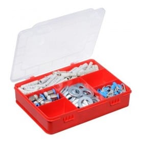 Organiseur rouge 6 compartiments Basic Allit