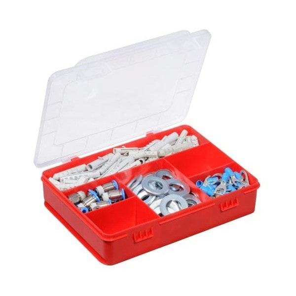 Organiseur rouge 6 compartiments Basic Allit