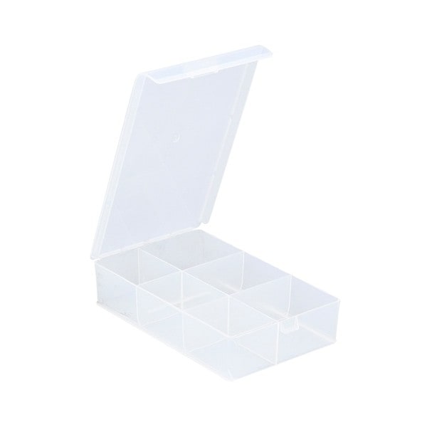Petit Organiseur transparent 6 compartiments Allit