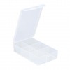 Petit Organiseur transparent 6 compartiments Allit
