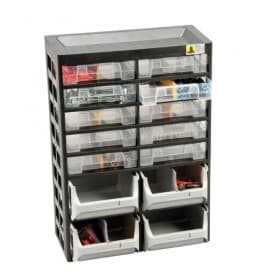 Casier 14 tiroirs pour vis visserie VarioPlus Basic 21 Allit