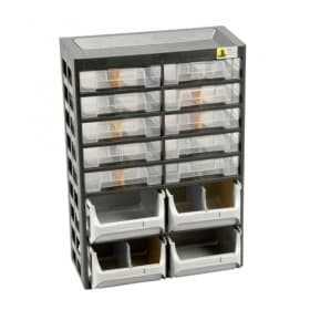 Casier 14 tiroirs pour vis visserie VarioPlus Basic 21 Allit