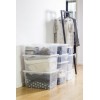 Petite boite empilable transparente avec couvercle Plast team