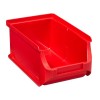 Lot de 6 bacs à bec rouge Taille 2 avec rail ProfiPlus Allit ALLIT