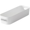 Bac de rangement Salle de Bain Blanc 1,32 litres SMARTSTORE