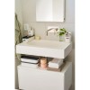 Bac de rangement Salle de Bain Blanc 1,32 litres SMARTSTORE
