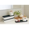Couvercle gris pour bac de rangement Compact Slim Smartstore
