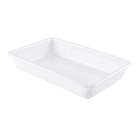 Bac alimentaire plat blanc 2 litres GILAC