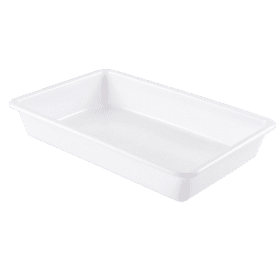 Bac alimentaire plat blanc 8 litres GILAC