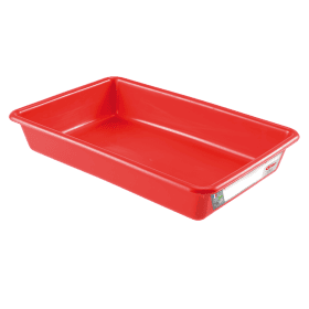 Bac alimentaire plat avec étiquette HACCP 8 litres Gilac
