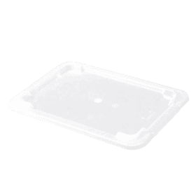 Couvercle transparent pour bac alimentaire plat 3 litres GILAC