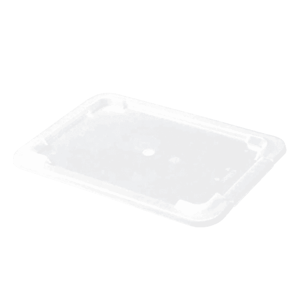 Couvercle transparent pour bac alimentaire plat 3 litres GILAC