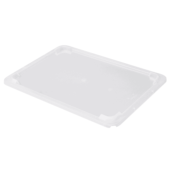Couvercle transparent pour bac alimentaire plat 8 litres GILAC