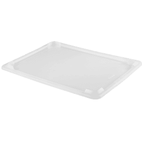 Couvercle transparent pour bac alimentaire plat 10 litres GILAC