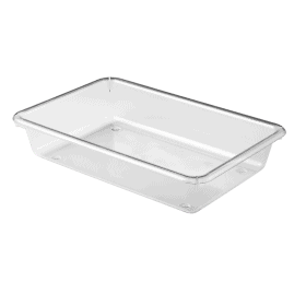Bac alimentaire plat transparent 3 l 5 l ou 8 litres GILAC