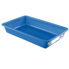 Bac plat bleu 8 litres traité antibactérien HACCP GILAC