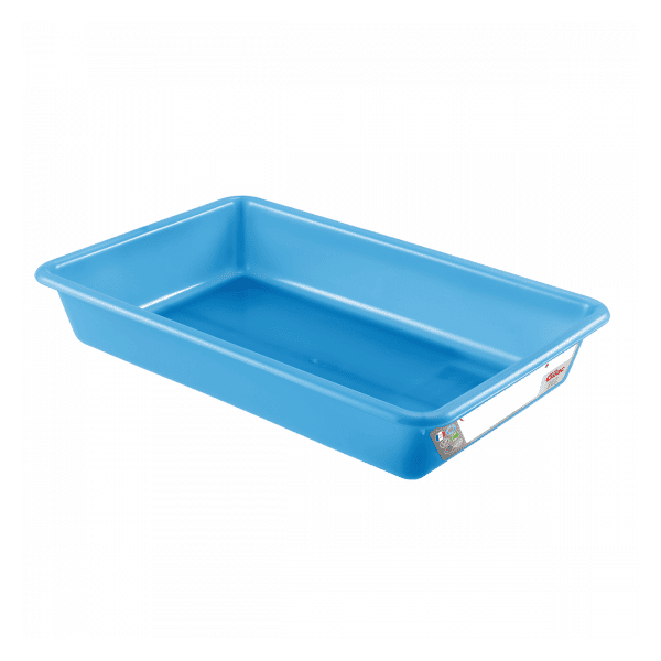 Bac alimentaire plat avec étiquette HACCP 3 litres Gilac
