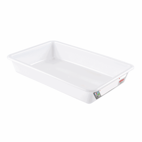 Bac alimentaire plat avec étiquette HACCP 3 litres Gilac