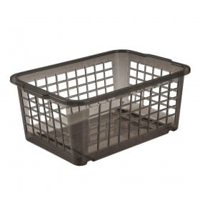 Petite Corbeille en plastique grise pour cuisine