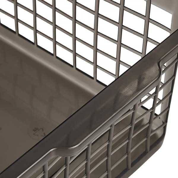 Corbeille de rangement transparente Hauteur 11cm KEEEPER