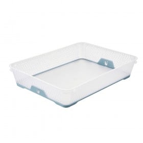Corbeille de rangement antidérapante A4 pour bureau et école Keeeper