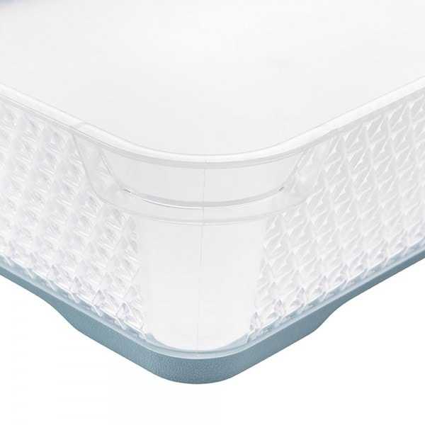 Corbeille de rangement antidérapante A4 pour bureau et école KEEEPER