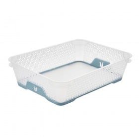 Corbeille de rangement antidérapante A5 pour bureau et école Keeeper